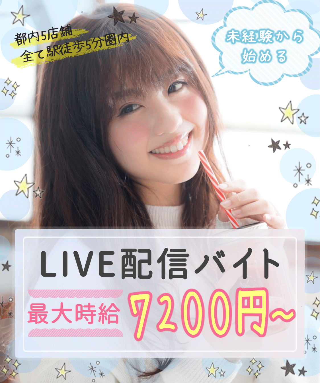 未経験からはじめるLIVE配信バイト